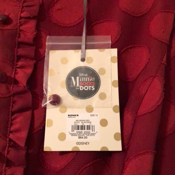 Disney Lauren Conrad size 12 biking red dress NWT - Picture 2 of 5